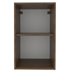 Gabinete Superior 40 cm 1 Puerta Marrón/Blanco Stella Madesa