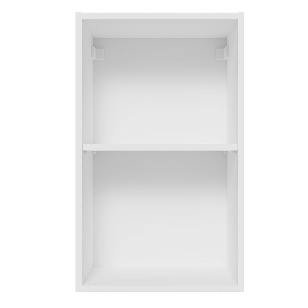 Gabinete Superior 40 cm 1 Puerta Lux Blanco/Negro