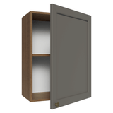 Gabinete Superior 50cm 1 Puerta Marrón/Gris Vik Madesa