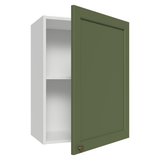 Gabinete Superior 50cm 1 Puerta Blanco/Verde Vik Madesa