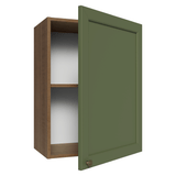 Gabinete Superior 50cm 1 Puerta Marrón/Verde Vik Madesa