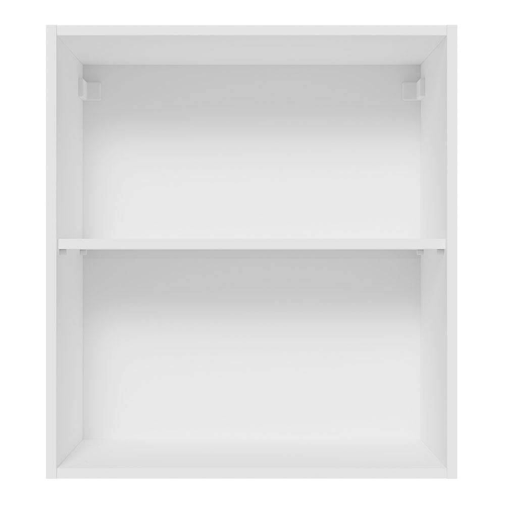 Gabinete Superior 60 cm 1 Puerta Blanco/Gris Lux Madesa