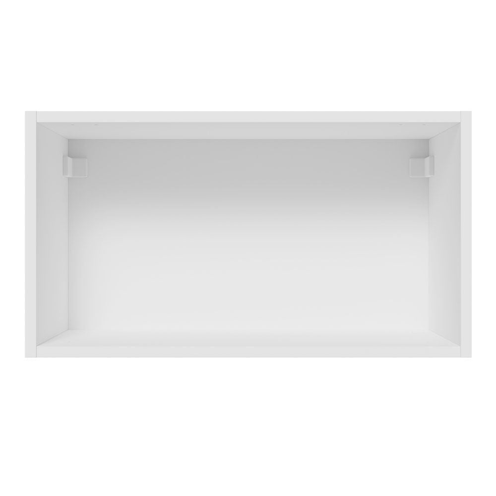 Gabinete Superior 60 cm 1 Puerta Abatible Blanco/Negro Lux Madesa