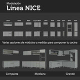 Gabinete Superior 1 Compartimento para Horno Gris