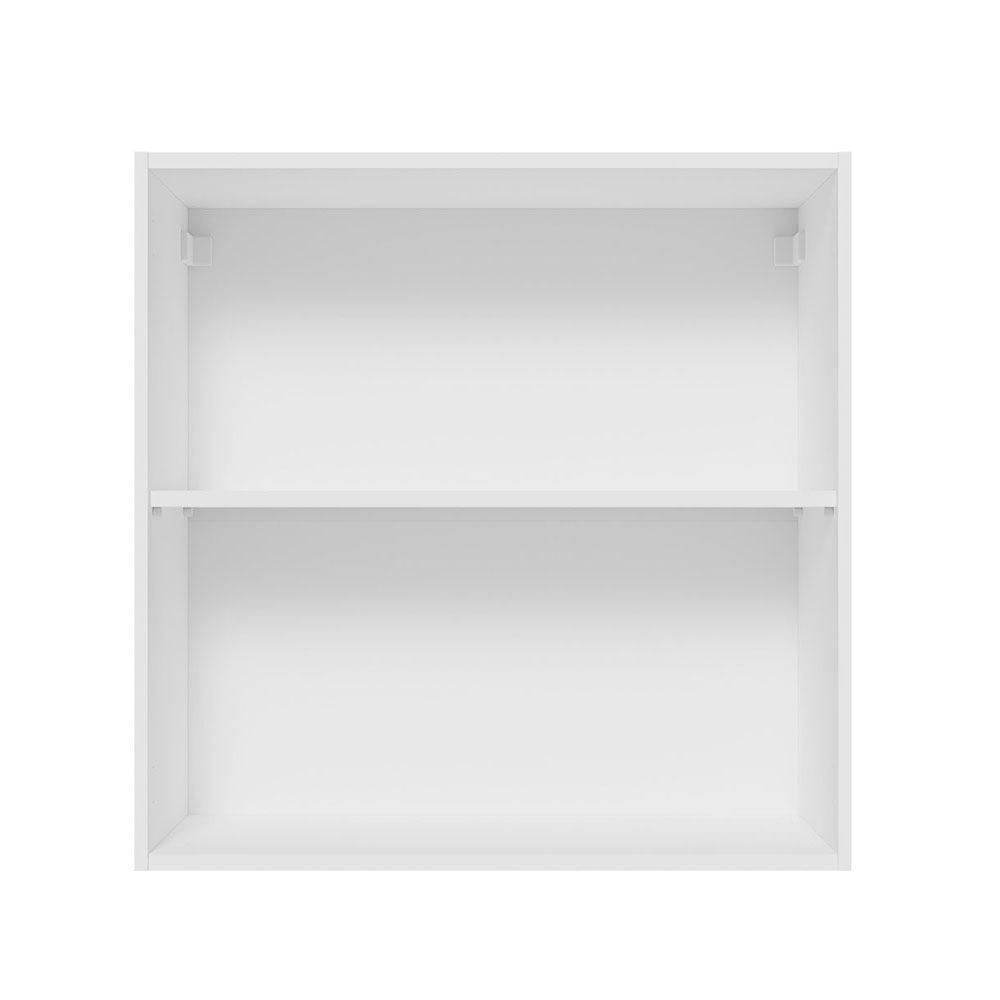 Gabinete Superior 70 cm 2 Puertas Blanco/Negro Glamy