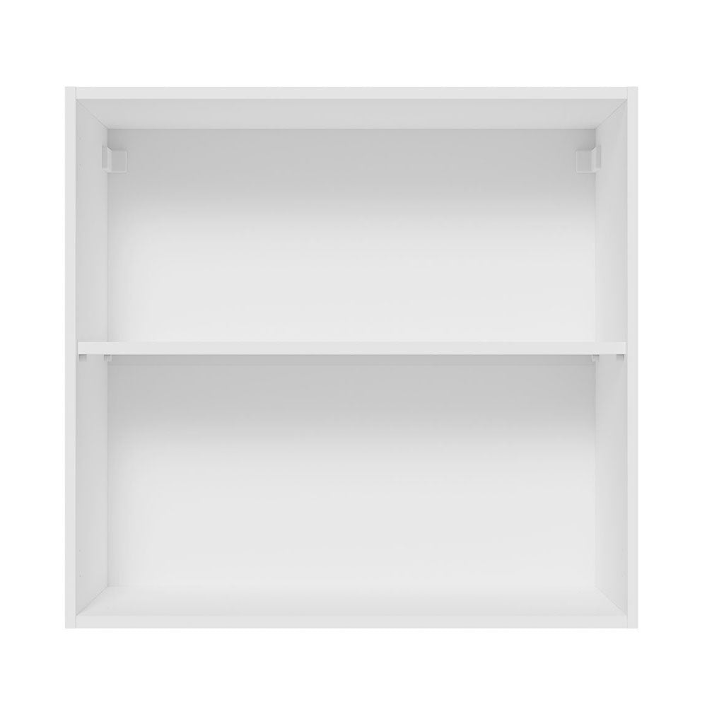 Gabinete Superior 70 cm 2 Puertas Lux Blanco/Negro