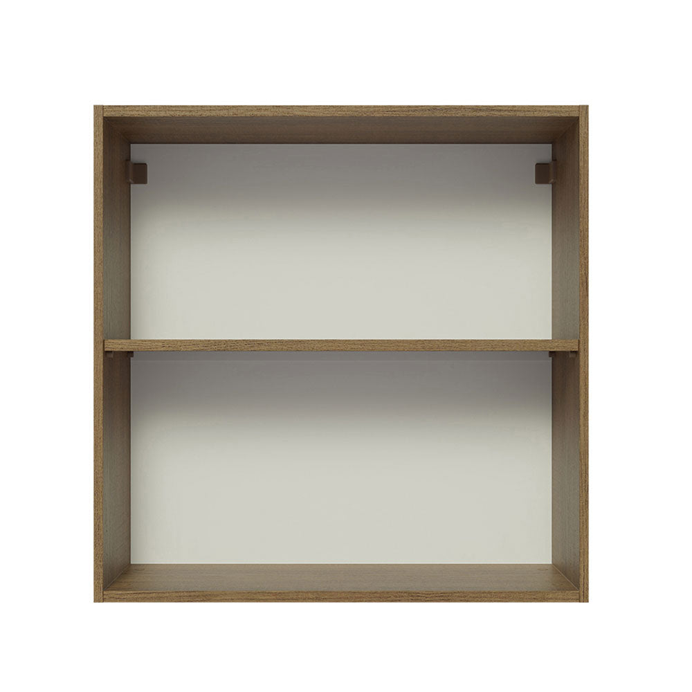 Gabinete Superior 70 cm 2 Puertas Marrón/Negro Glamy Madesa