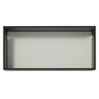 Gabinete Superior 70 cm 1 Puerta Abatible Negro Reims Madesa
