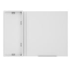 Gabinete Superior Esquinero 94 cm 1 Puerta Blanco Stella Madesa