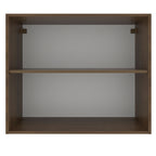 Gabinete Superior 80 cm 2 Puertas Marrón/Blanco Stella Madesa