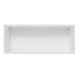 Gabinete Superior 80 cm 1 Puerta Abatible Lux Blanco/Gris