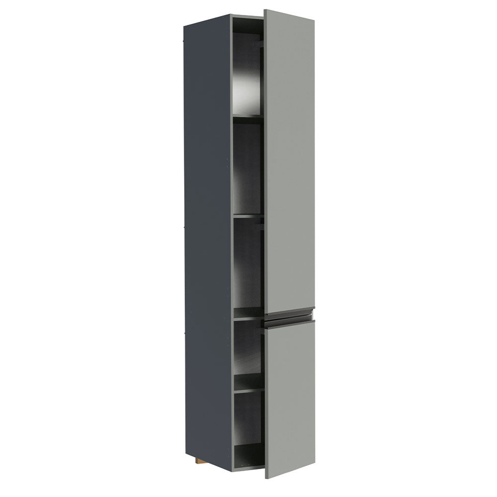 Despensero 40 cm 2 Puertas Gris Nice Madesa