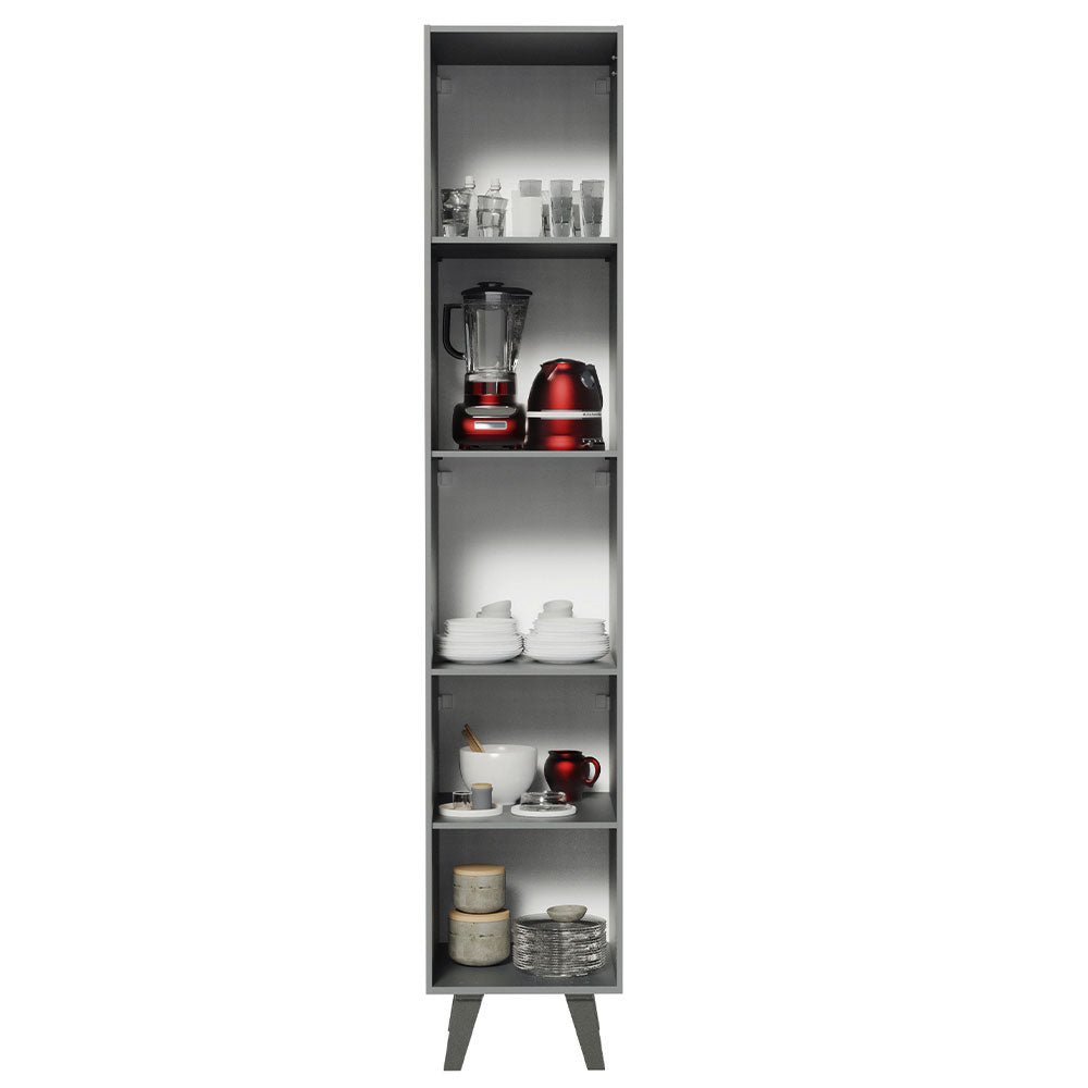 Despensero 40 x 52 cm 2 Puertas Gris Nice Madesa 02