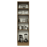 Mueble Despensa 60 cm 3 Puertas Marrón/Gris Lux Madesa