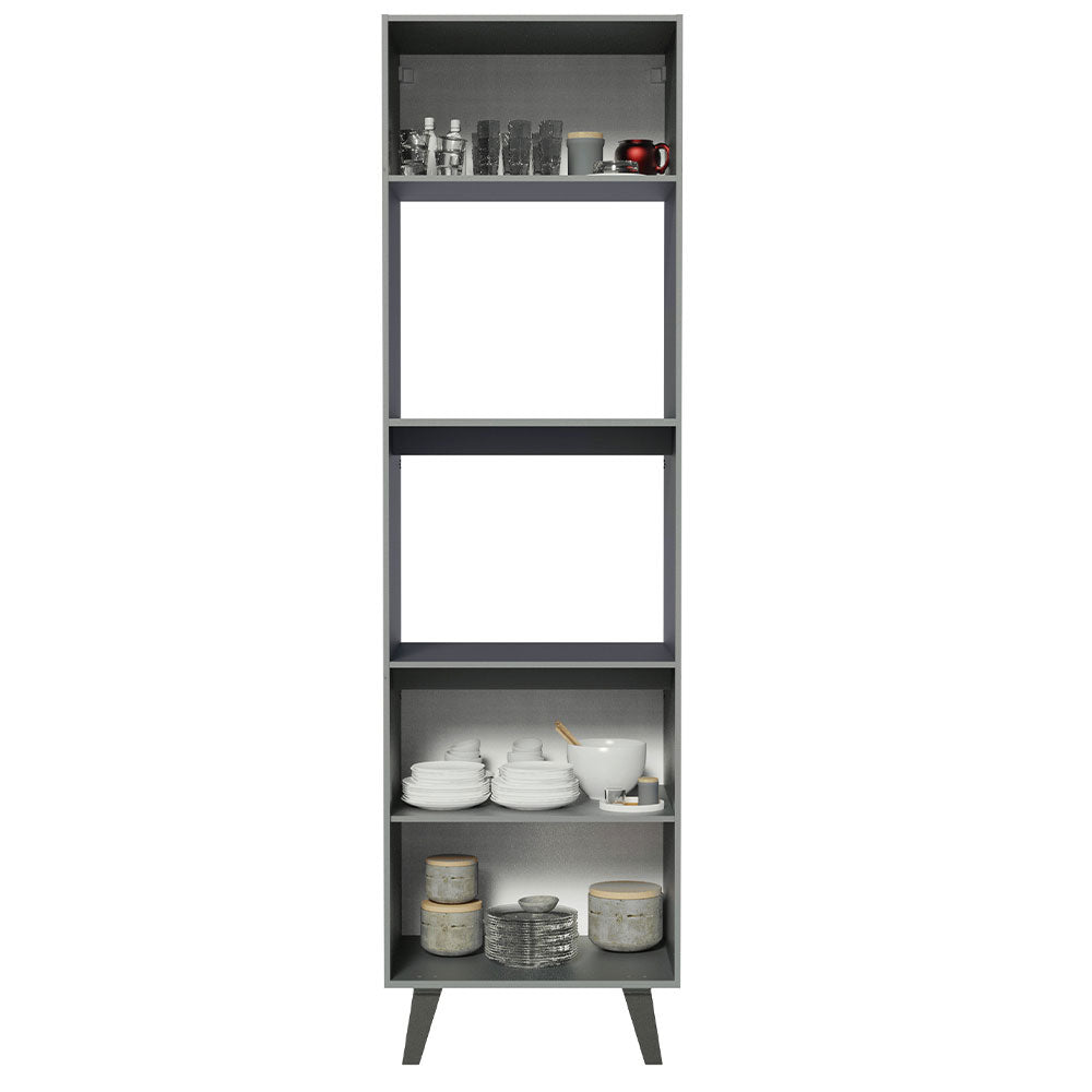 Mueble para Horno 60 cm 3 Puertas Gris Nice Madesa