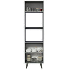 Mueble para Horno 60 cm 3 Puertas Gris Nice Madesa