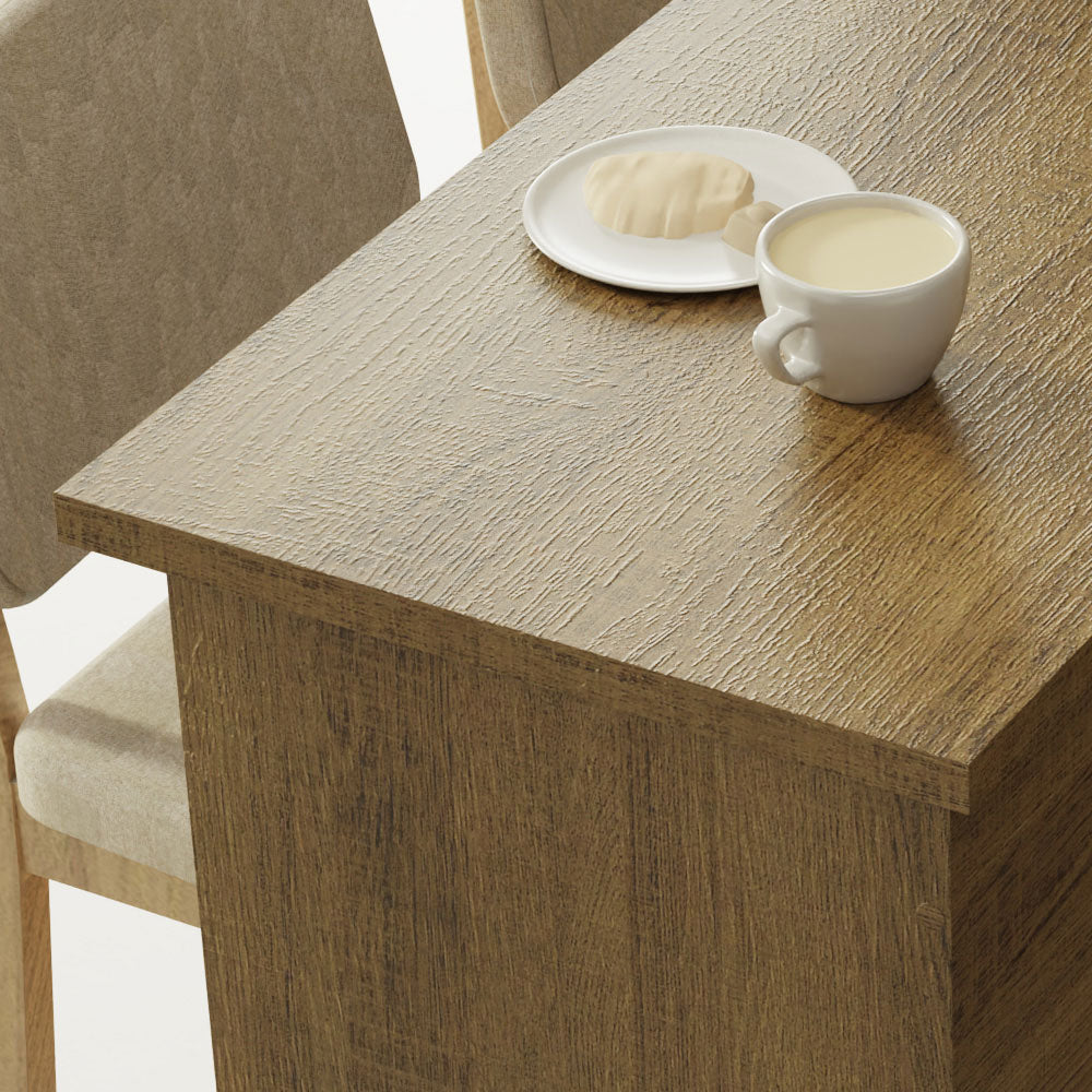 Isla de Cocina con Encimera 120 cm Marrón Madesa