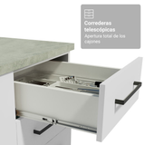 Cocina Integral 549cm Blanco Agata 01