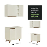 Cocina Integral Esquinera 392cm Blanco Reims 02