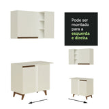 Cocina Integral Esquinera 462cm Blanco Reims 01