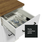Cocina Integral 220 cm Blanco Agata Madesa