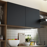 Cocina Compacta 180cm Marron/Negro Easy