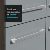 Cocina Integral 229cm Marrón/Gris Emilly Pop 02