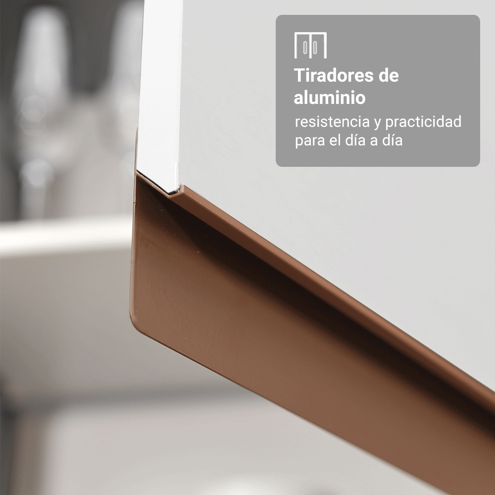 Cocina Integral 250 cm Blanco Reims Madesa