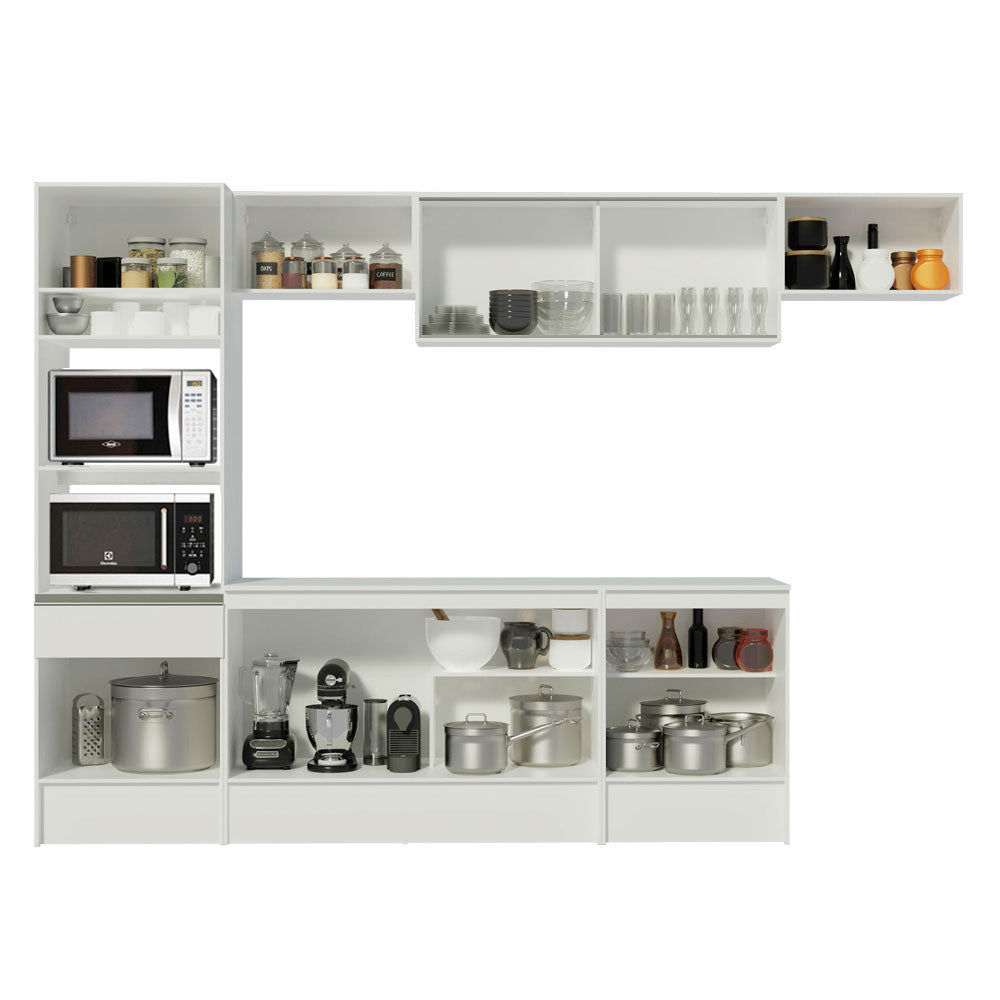 Cocina Integral 300cm Blanco Topazio 01