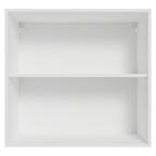Gabinete Superior para Recámara 70 cm 2 Puertas Blanco Neo Madesa