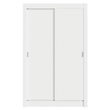 Conjunto de Recámara Individual con Clóset 2 Puertas y Cómoda Blanco Madesa