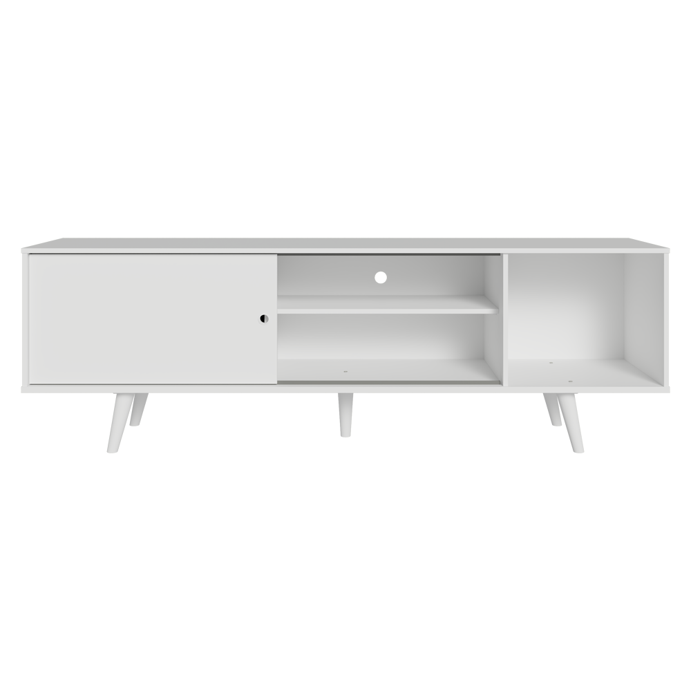 Mueble para TV hasta 80 Pulgadas 160cm con patas Blanco Torino Madesa