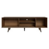 Mueble para TV hasta 80 Pulgadas 160cm con patas Marrón/Blanco/Marrón Torino Madesa