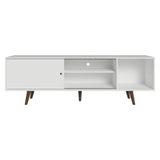 Mueble para TV hasta 80 Pulgadas 160 cm Con Patas Torino Blanco/Marrón