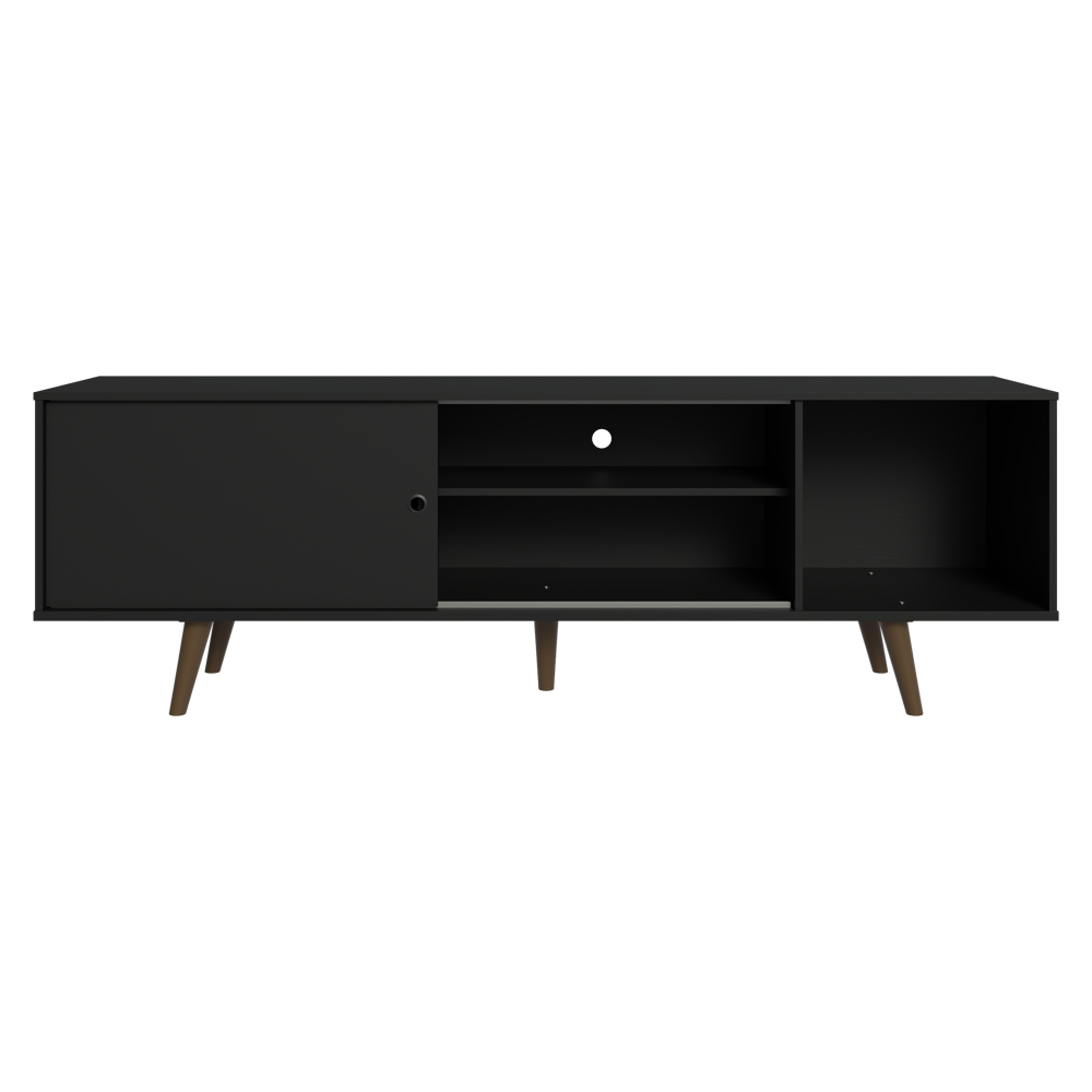 Mueble para TV hasta 80 Pulgadas 160 cm Con Patas Torino Negro/Marrón