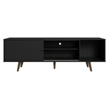 Mueble para TV hasta 80 Pulgadas 160 cm Con Patas Torino Negro/Marrón
