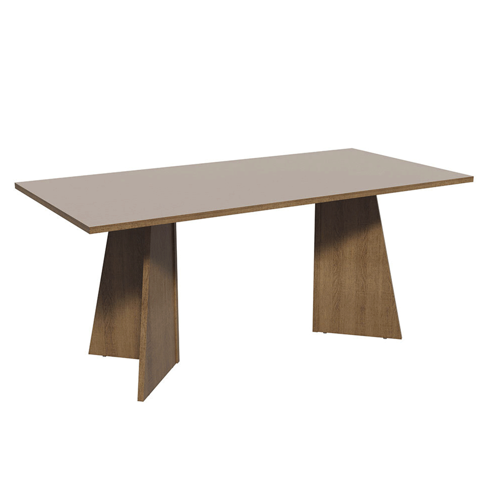 Escritorio Director 180 cm Marrón/Crema Madesa