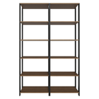 Estante Multiuso 118 cm Marrón/Negro Madesa