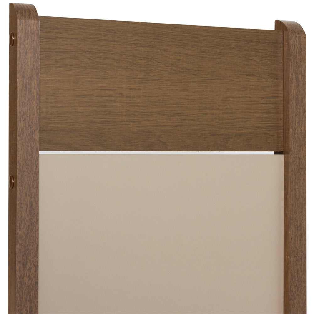 Conjunto de Comedor 4 Sillas Marrón/Crema/Beige Angel Madesa