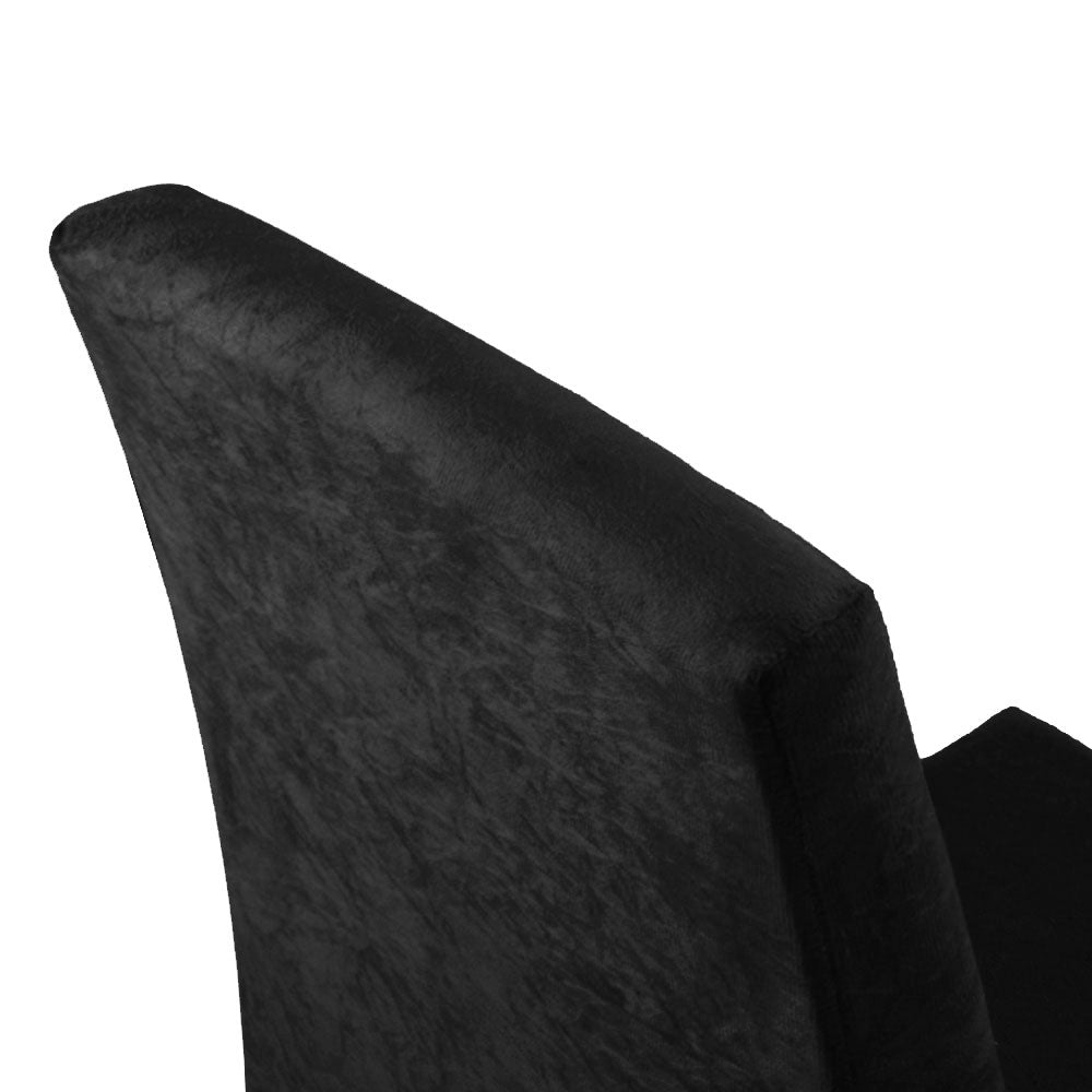 Conjunto de Comedor con Encimera Vidrio 4 Sillas Marrón/Negro/Oxford Evelin Madesa