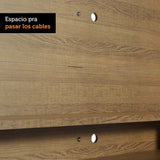 Panel para TV Hasta 60'' Marrón Alfa