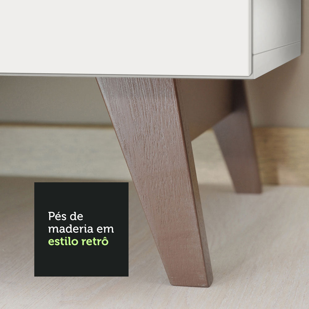 Mueble Estación de Café Reims 70 cm 2 Puertas Blanco