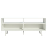 Mueble para TV hasta 55 Pulgadas Oslo con 2 Puertas Blanco