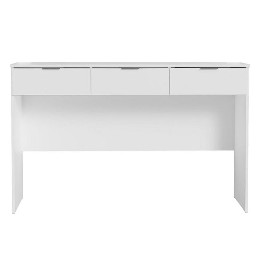 Tocador con 3 Cajones (Sin Panel) Blanco Carly