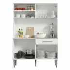 Cocina Compacta 120 cm Blanco Life Madesa
