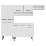 Cocina Compacta 229cm Blanco Emilly Top