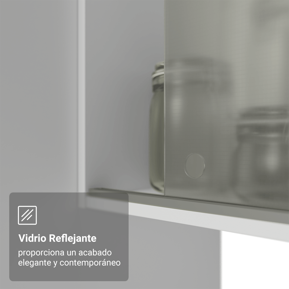 Cocina Integral 240cm Blanco Topazio