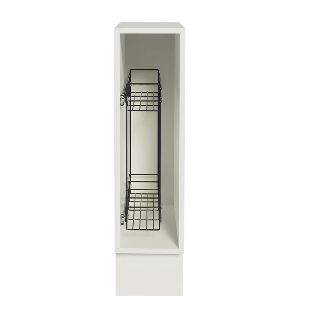 Especiero de Cocina 20 cm Abierto Sin Encimera Blanco Lux, Glamy y Stella Madesa
