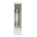 Especiero de Cocina 20 cm Abierto Sin Encimera Blanco Lux, Glamy y Stella Madesa