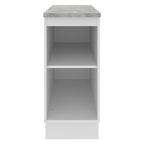 Gabinete Bajo 35 cm 1 Puerta Blanco Stella Madesa